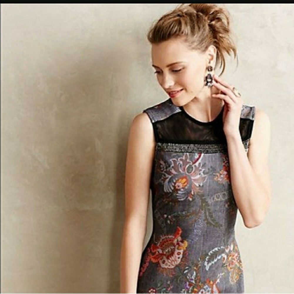 🌼 Price Firm🌸 Anthropologie Brocade Dress